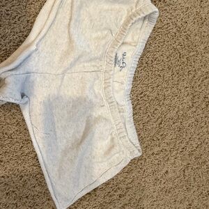 Brandy Melville Cream Knit Lounge Shorts